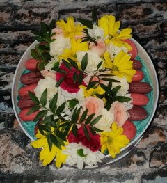Съедобная композиция в коробке &laquo;Амели&raquo;