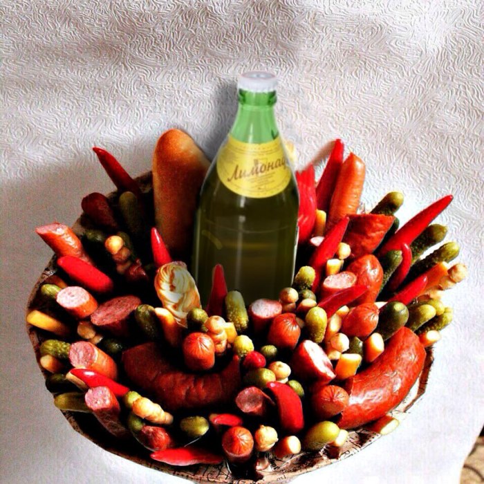 Съедобный мясной букет «Мясная лавка» — доставка цветов Ивантеевке