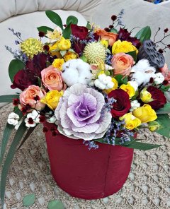 Цветы в коробочке &laquo;Экзотика&raquo;